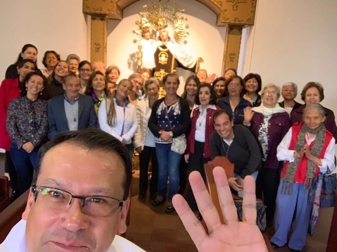 Retiro espiritual año 2018 en compañia del Padre Omar Cristancho